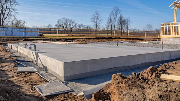 Concrete foundation and slab in Tyler TX